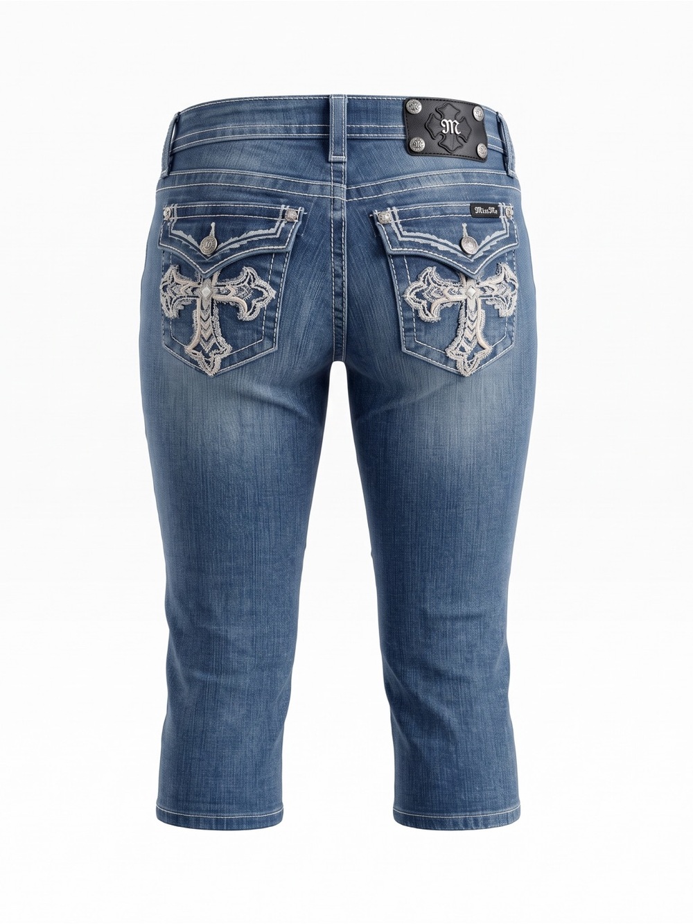 Miss Me Indigo Cropped Ankle Jeans